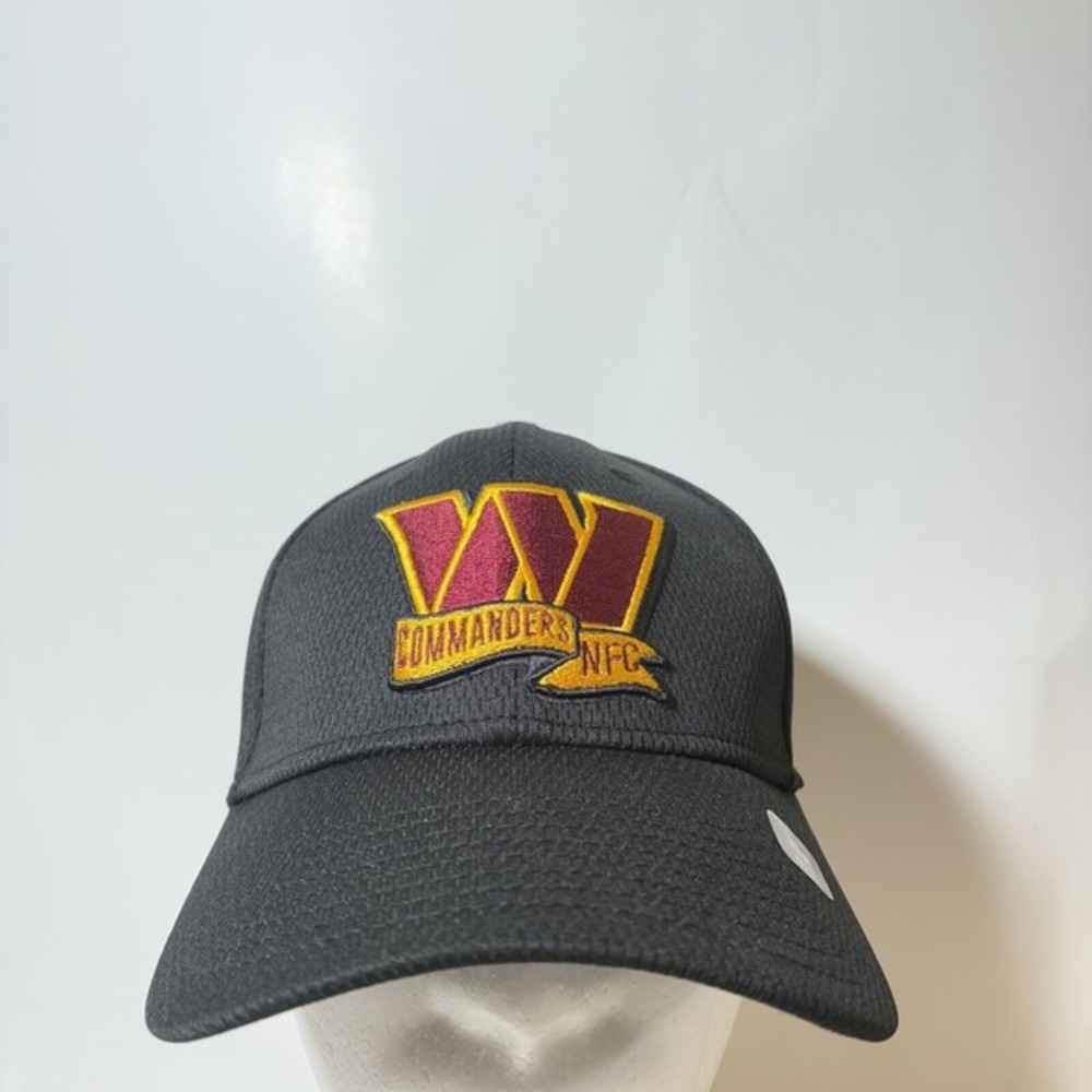 New Era 39THIRTY Washington Commanders‎ Black NFL Hat NEW S/M